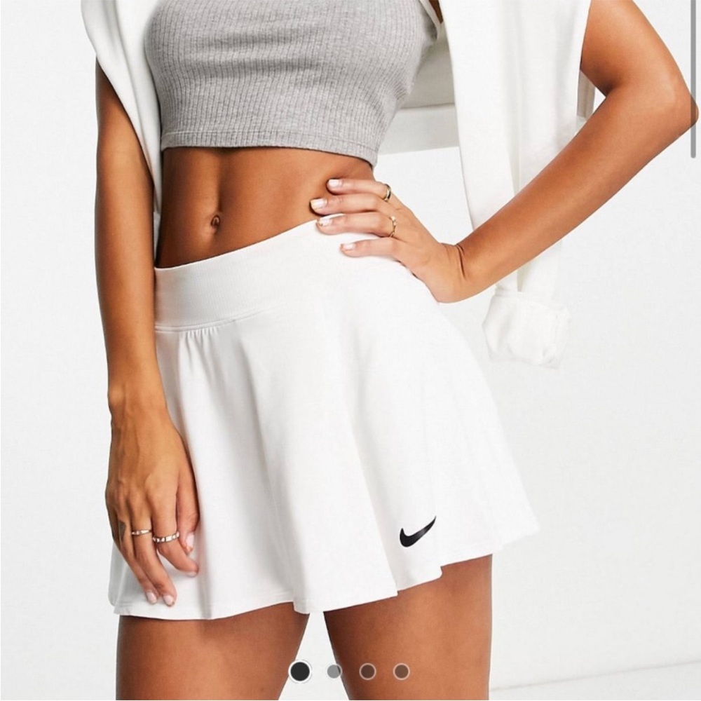 Nike White Dri-FIT Skort